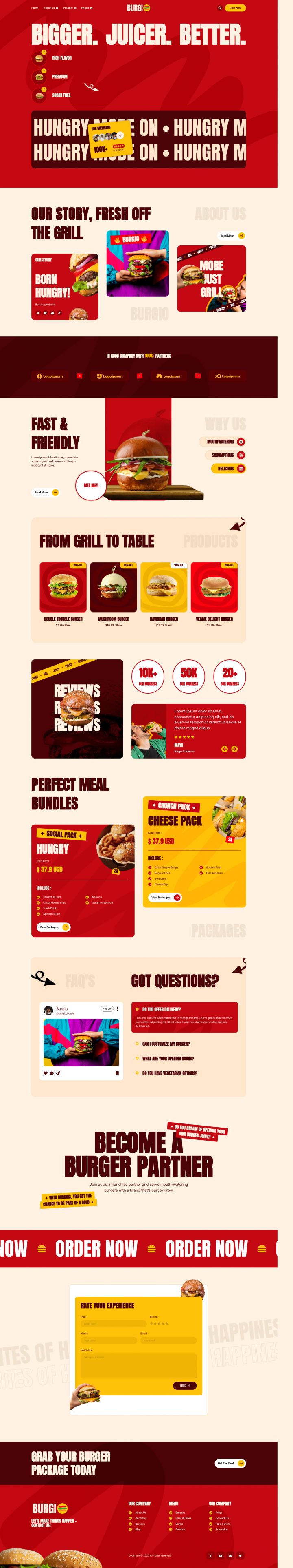 Шаблон ThemeForest Burgio WordPress шаблон ThemeForest Burgio