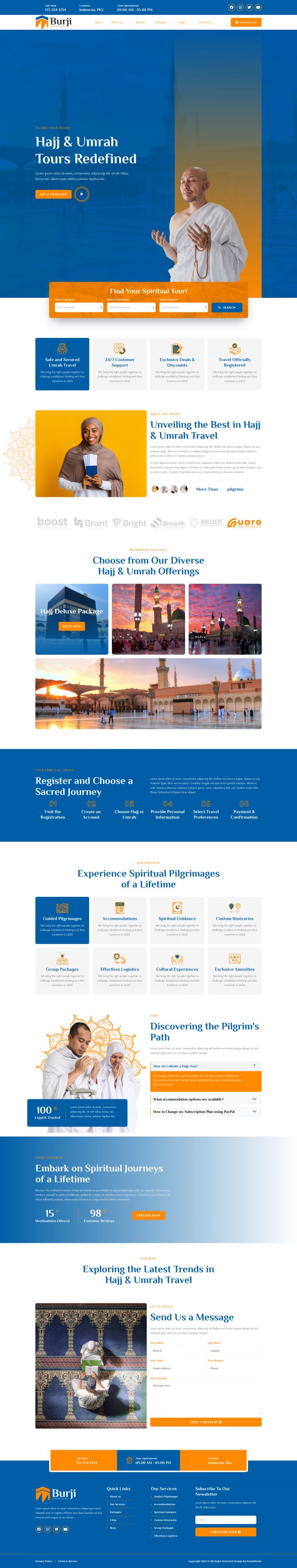 WordPress шаблон ThemeForest Burji