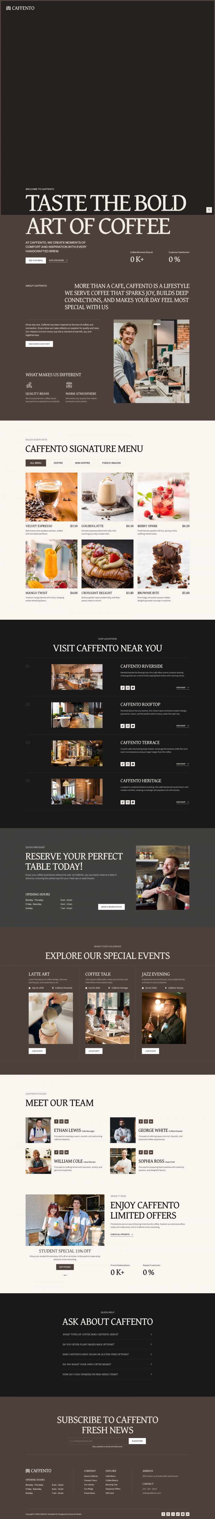 Шаблон ThemeForest Caffento WordPress шаблон ThemeForest Caffento