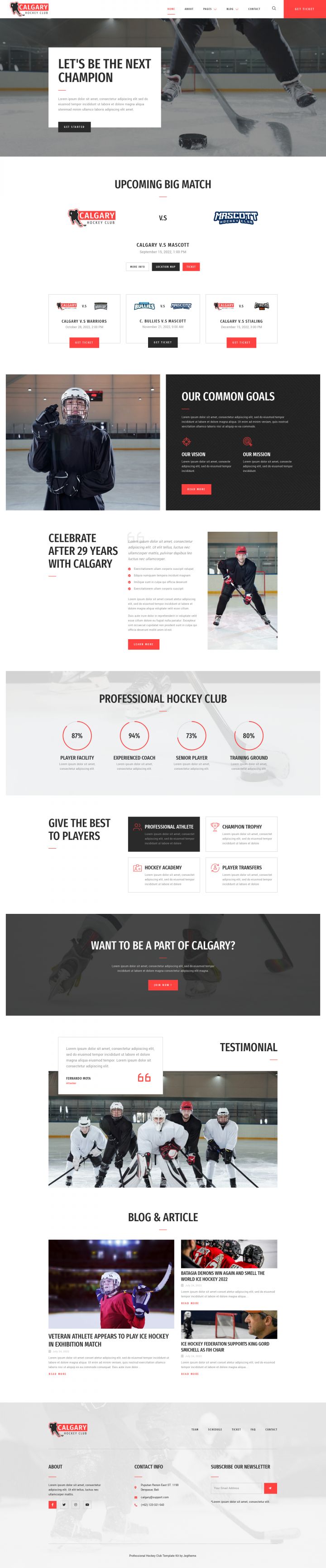 WordPress шаблон ThemeForest Calgary