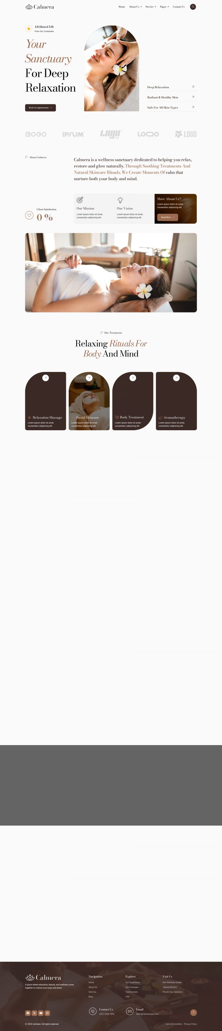 WordPress шаблон ThemeForest Calmera