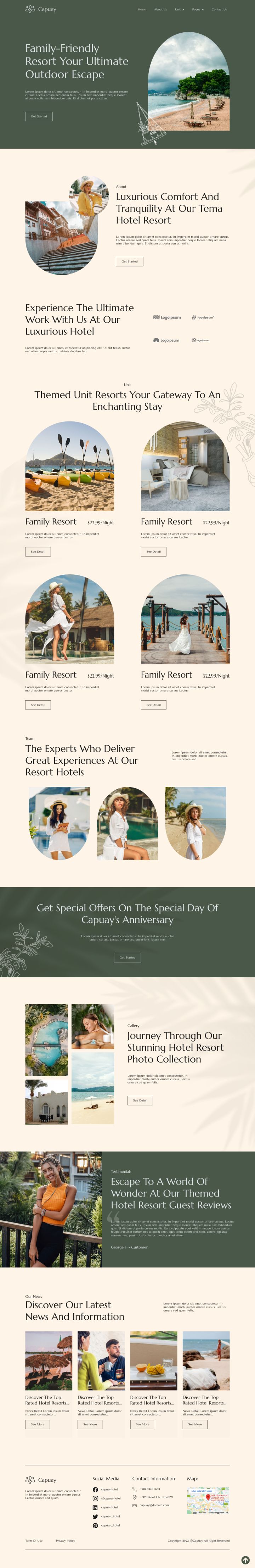 WordPress шаблон ThemeForest Capuay