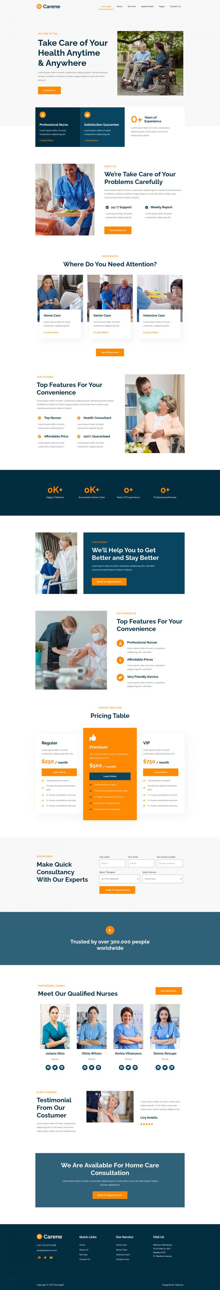 WordPress шаблон ThemeForest Carene