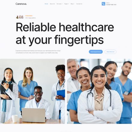 ThemeForest Carenova
