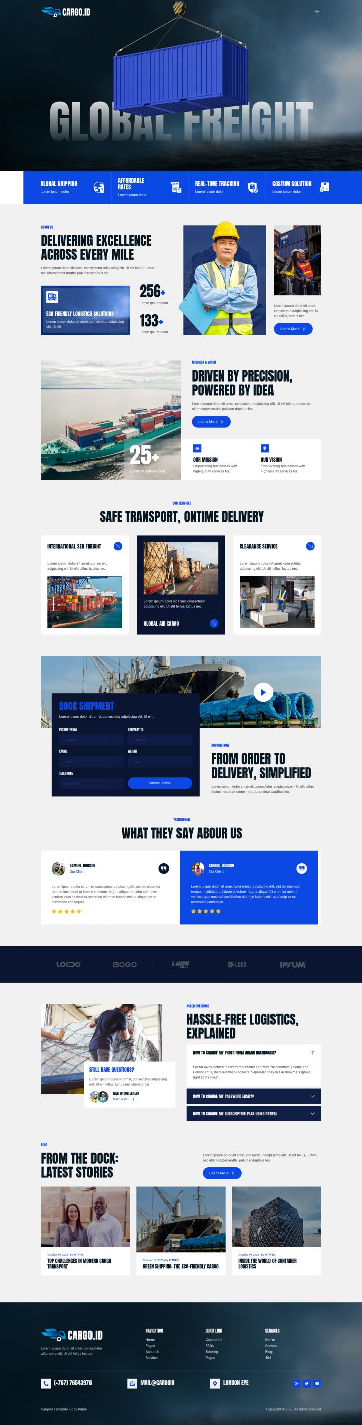 Шаблон ThemeForest Cargoid WordPress шаблон ThemeForest Cargoid