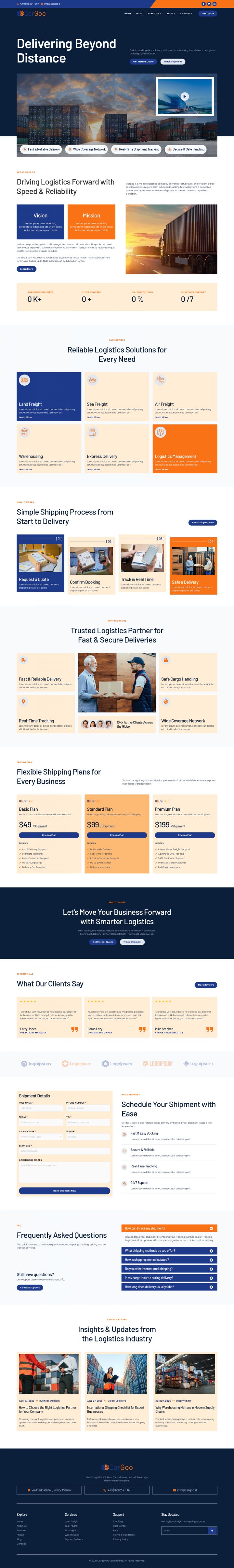 WordPress шаблон ThemeForest CarGoo