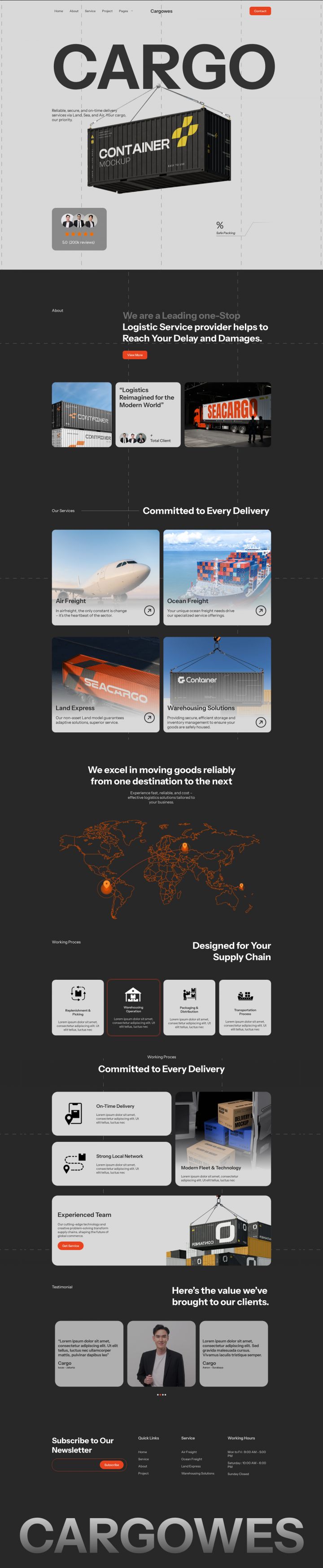 WordPress шаблон ThemeForest Cargowes