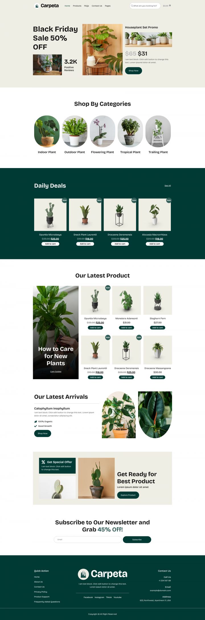 WordPress шаблон ThemeForest Carpeta