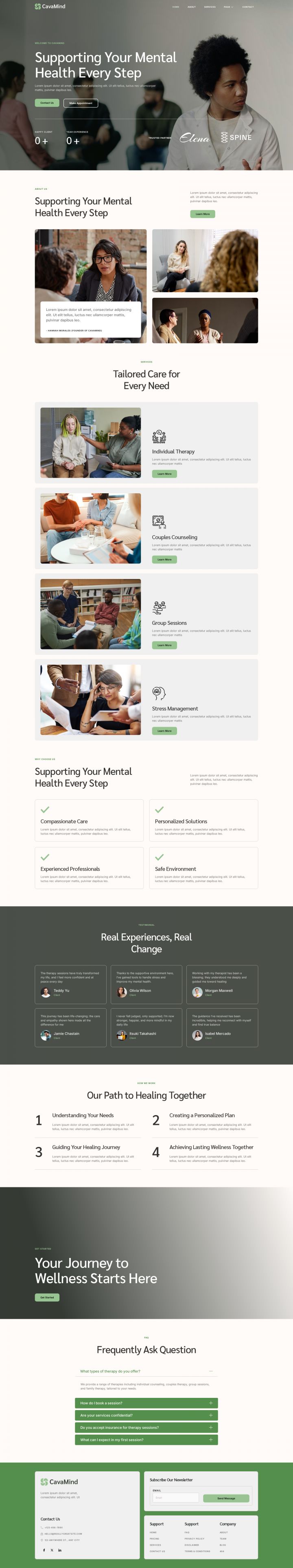 WordPress шаблон ThemeForest Cavamind