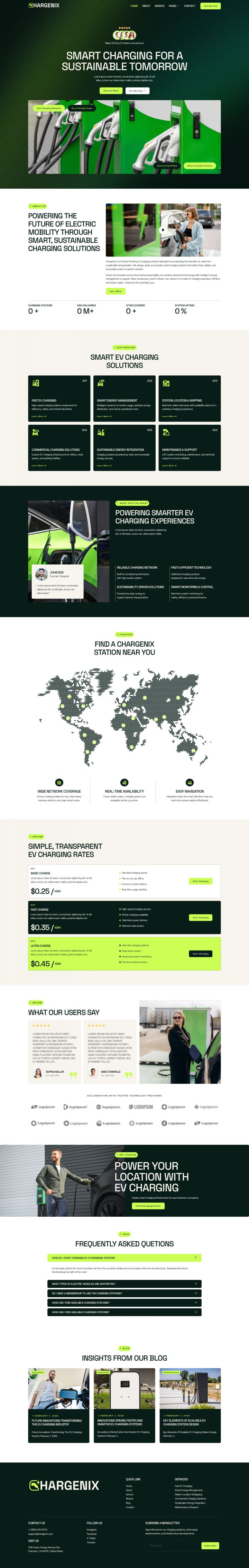 Шаблон ThemeForest Chargenix WordPress шаблон ThemeForest Chargenix