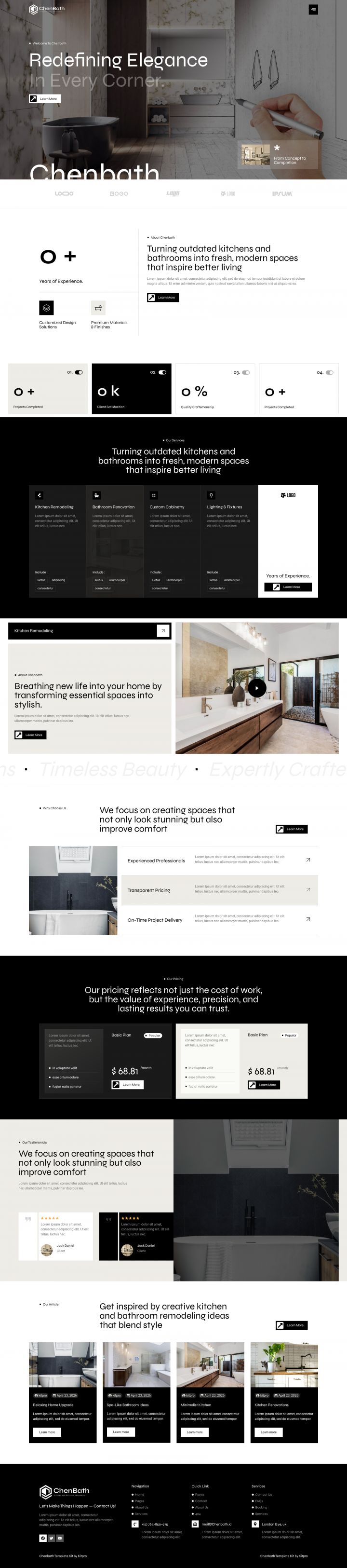 WordPress шаблон ThemeForest Chenbath
