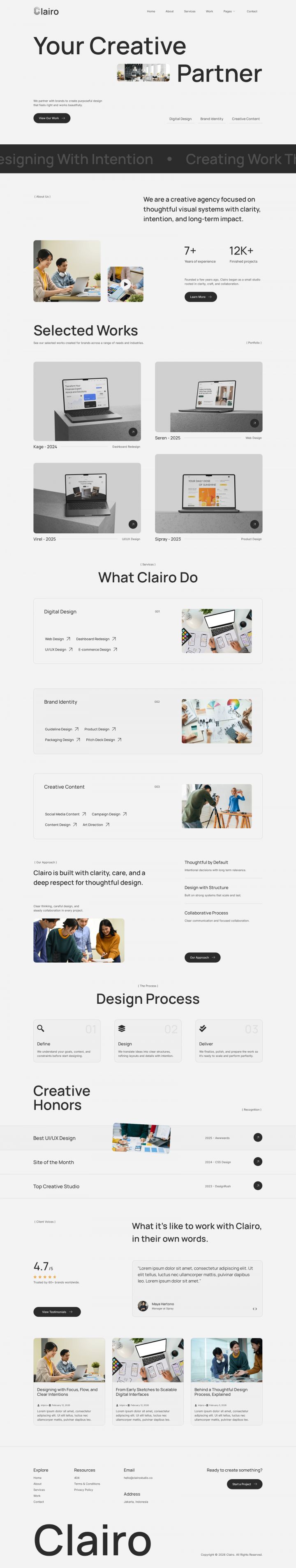 WordPress шаблон ThemeForest Clairo