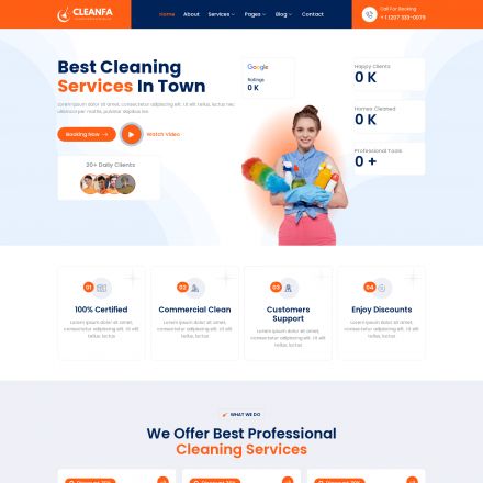 ThemeForest Cleanfa
