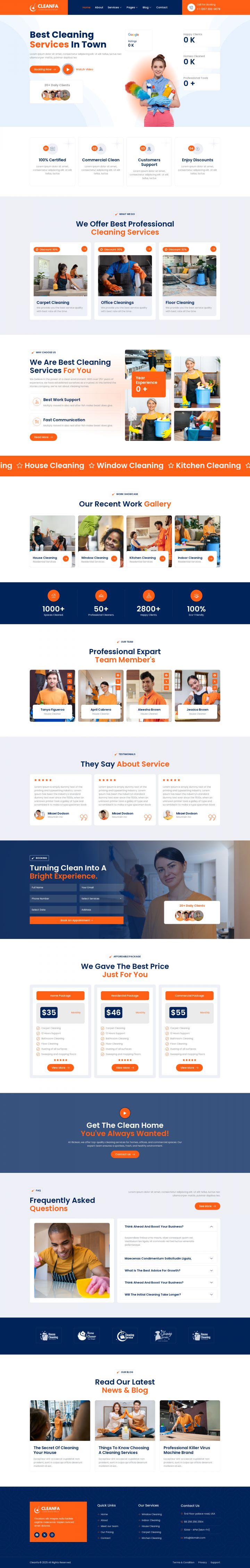 WordPress шаблон ThemeForest Cleanfa