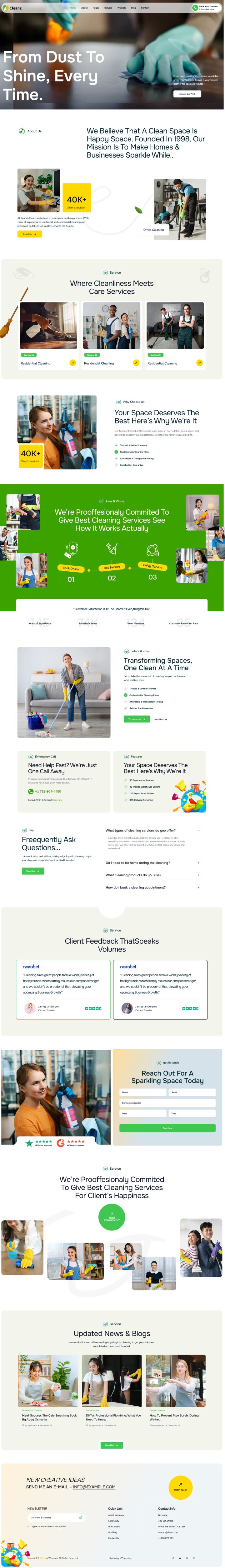 WordPress шаблон ThemeForest Cleanz