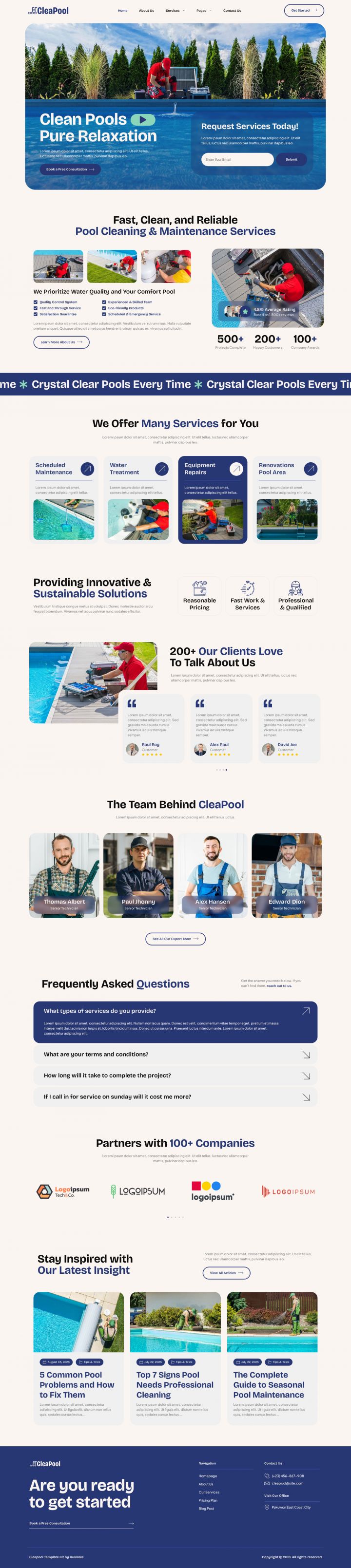 WordPress шаблон ThemeForest Cleapool