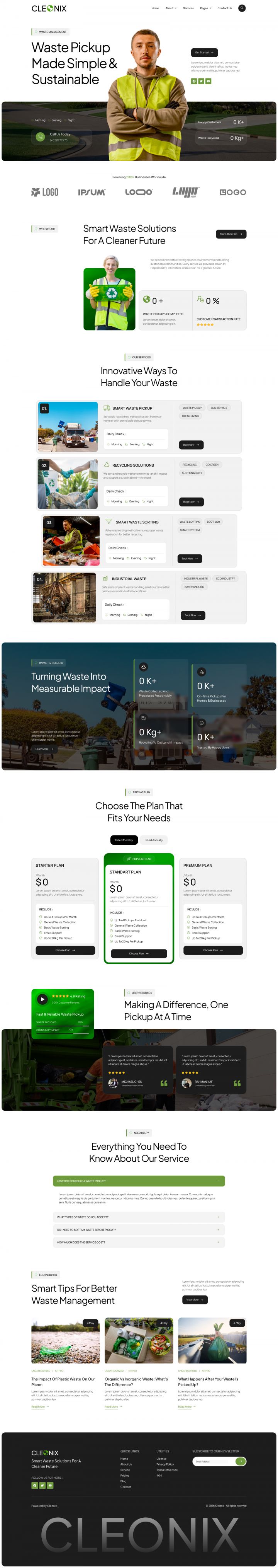 WordPress шаблон ThemeForest Cleonix