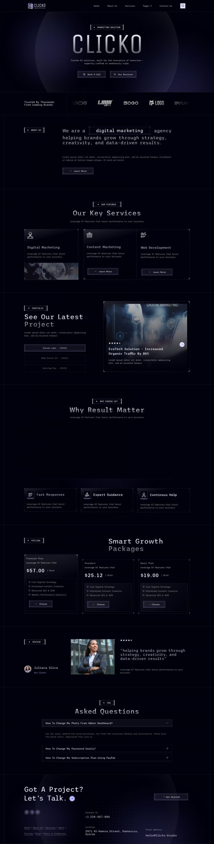 WordPress шаблон ThemeForest Clicko