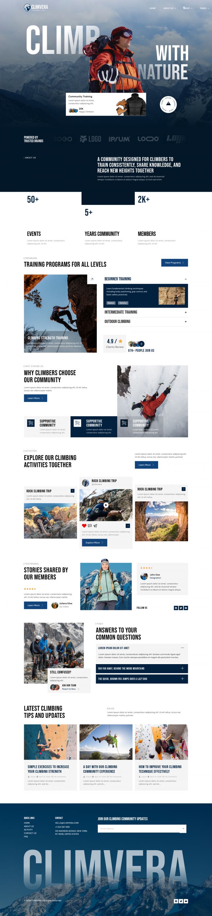 WordPress шаблон ThemeForest Climvera