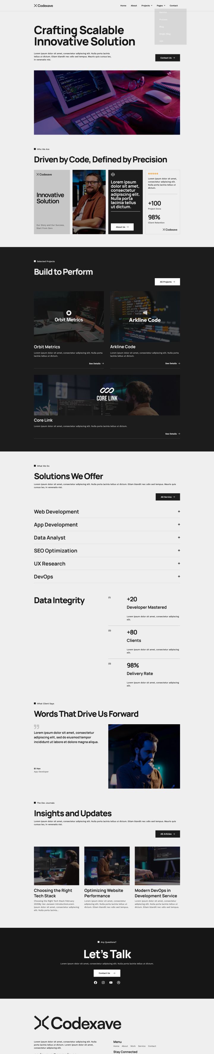 WordPress шаблон ThemeForest Codexave