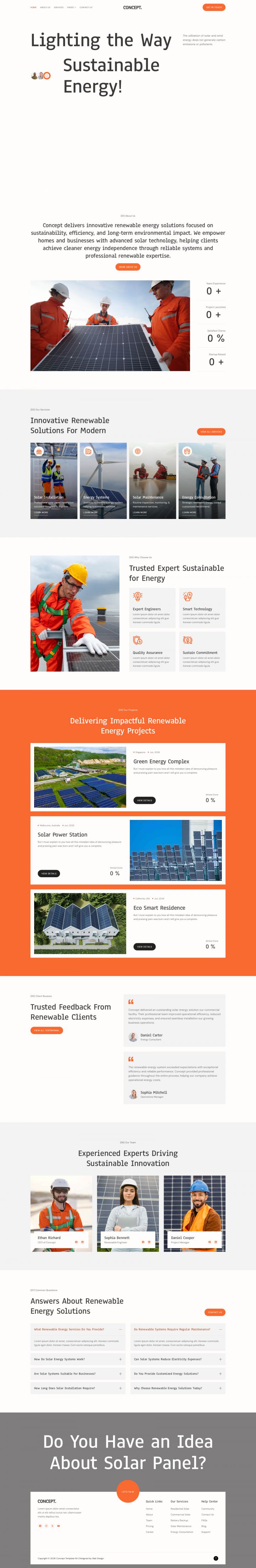 Шаблон ThemeForest Concept WordPress шаблон ThemeForest Concept