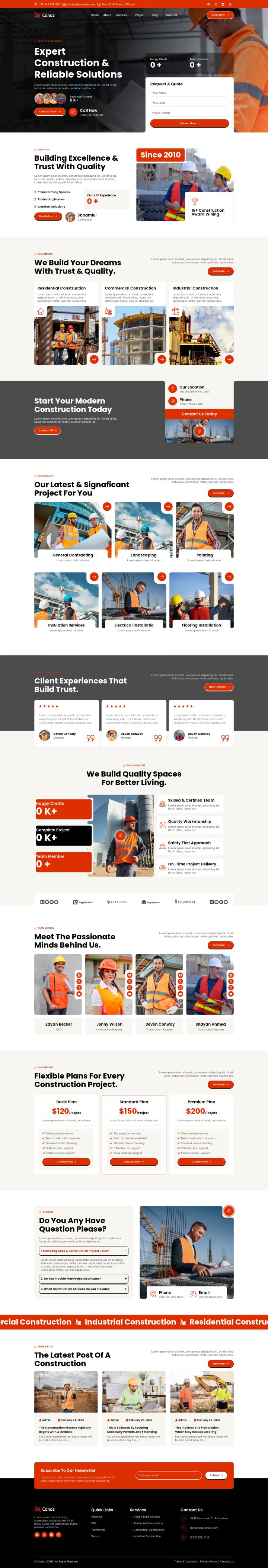WordPress шаблон ThemeForest Conoz