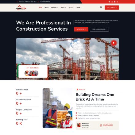 ThemeForest ConsAlfa