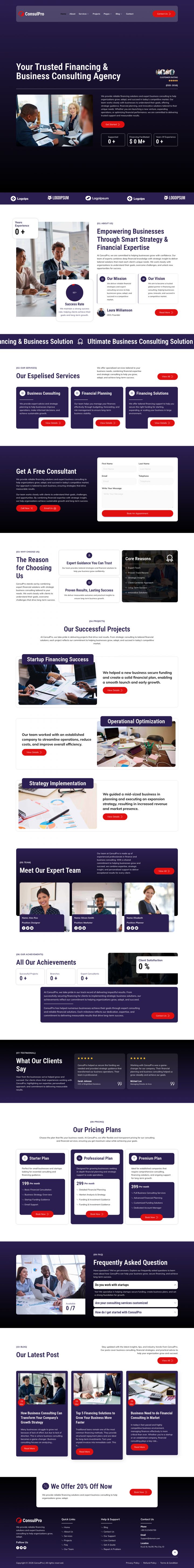 WordPress шаблон ThemeForest Consulpro