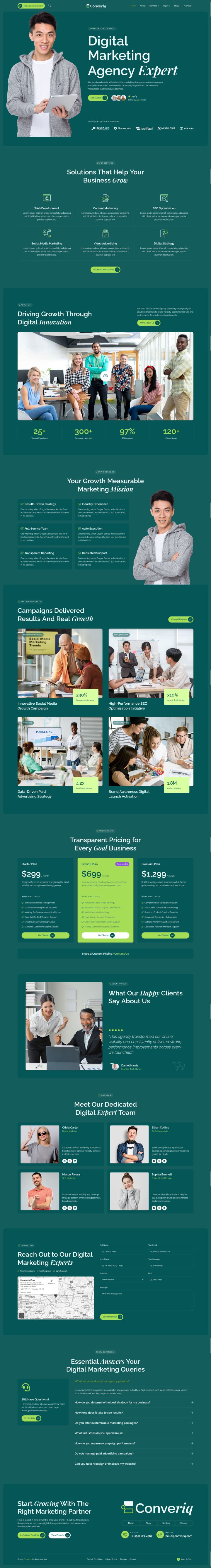 WordPress шаблон ThemeForest Converiq