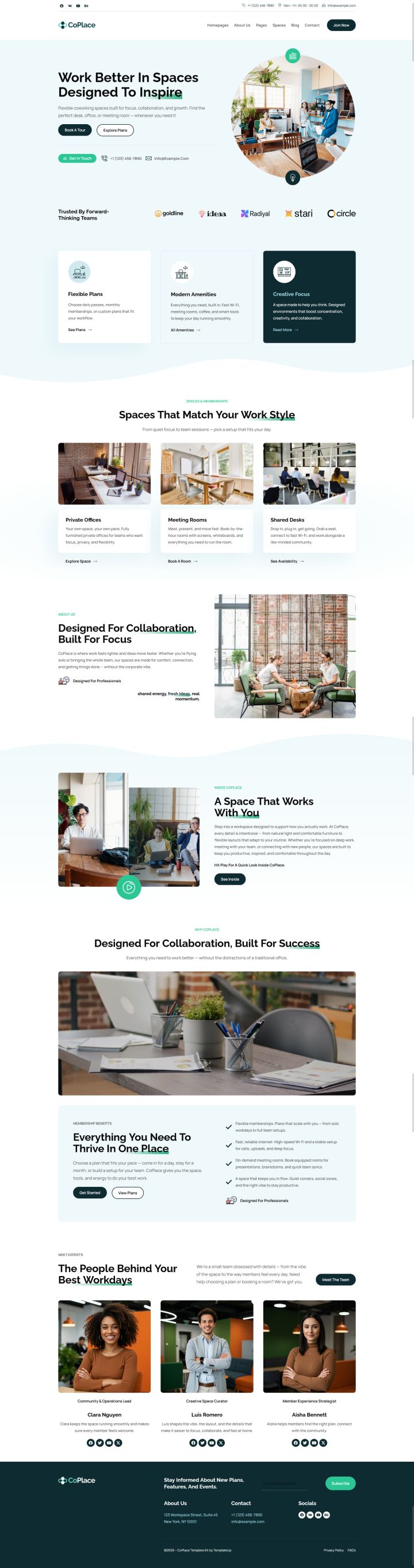 WordPress шаблон ThemeForest CoPlace