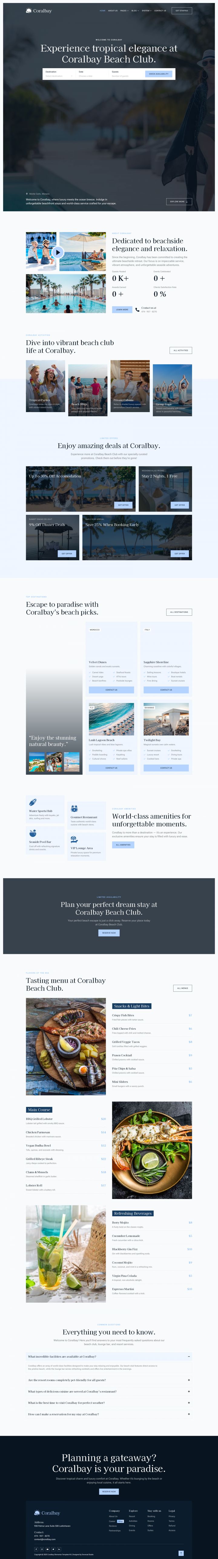 WordPress шаблон ThemeForest Coralbay