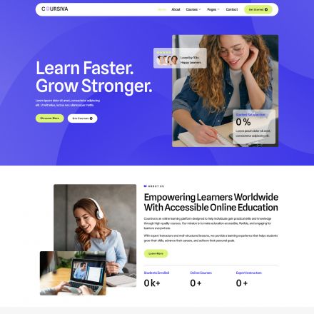 ThemeForest Coursiva