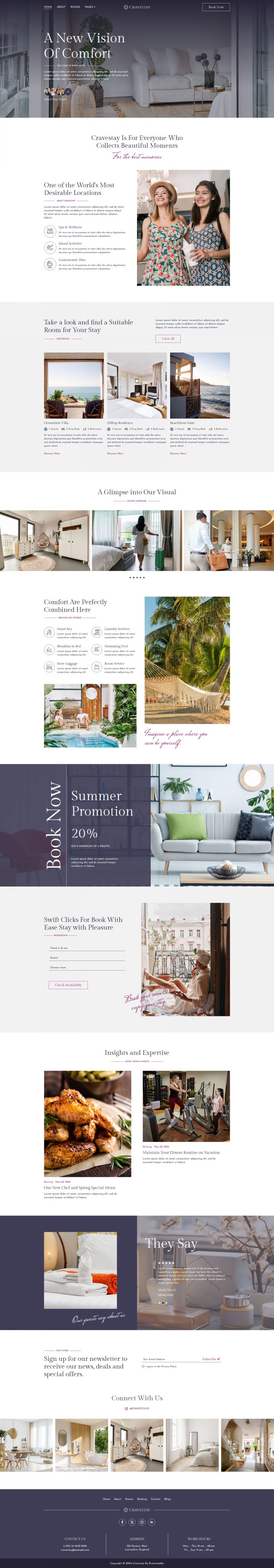 WordPress шаблон ThemeForest Cravestay