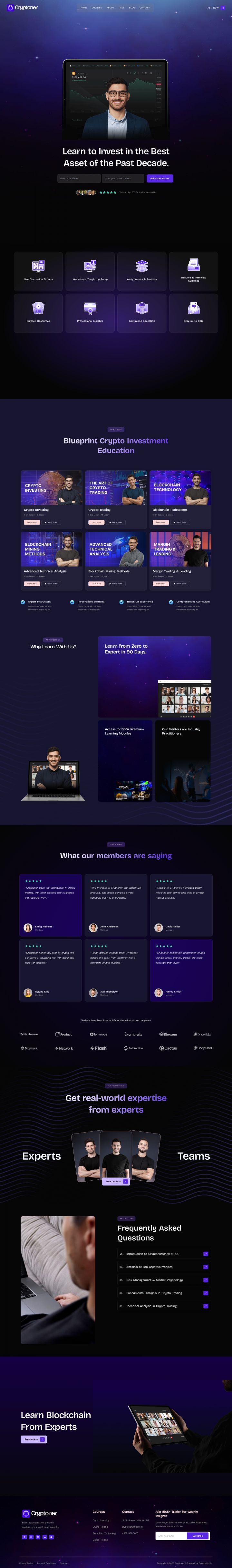 Шаблон ThemeForest Cryptoner WordPress шаблон ThemeForest Cryptoner