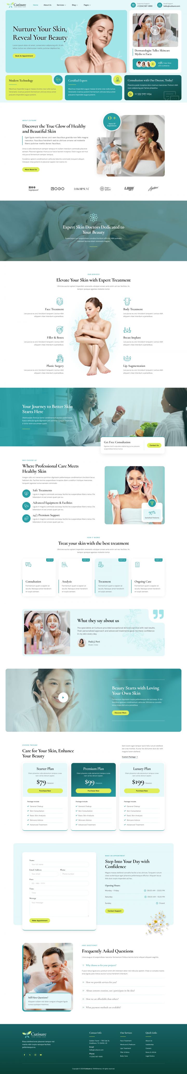 Шаблон ThemeForest Cutisure WordPress шаблон ThemeForest Cutisure
