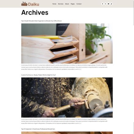 ThemeForest Daiku