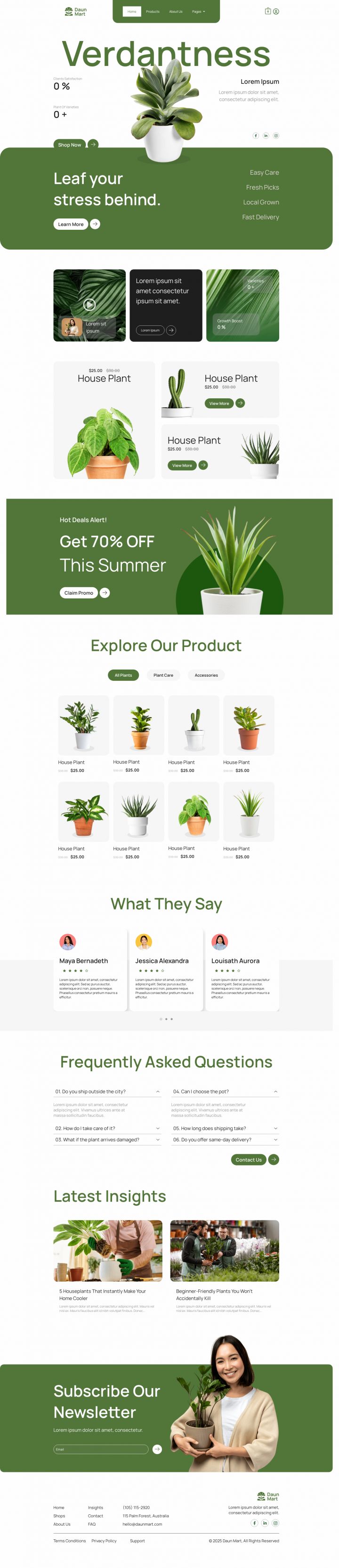 WordPress шаблон ThemeForest Daunmart