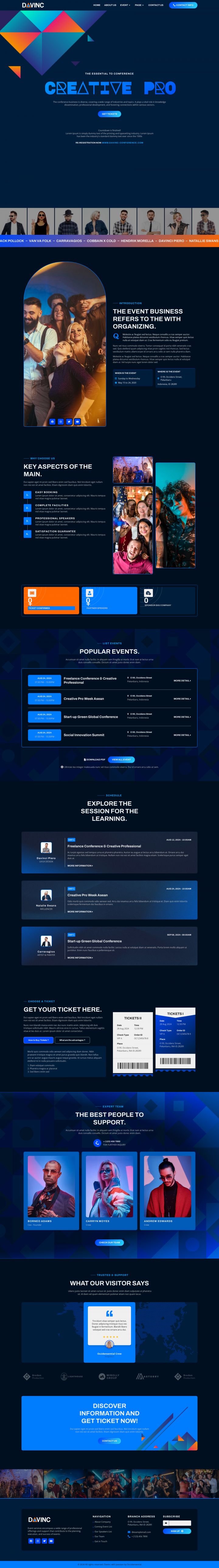 WordPress шаблон ThemeForest Davinc