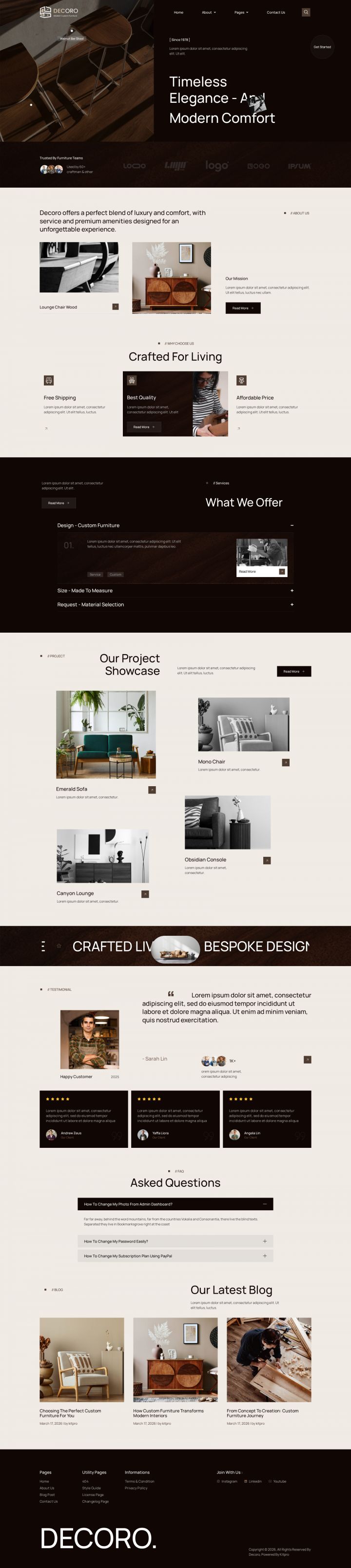 WordPress шаблон ThemeForest Decoro