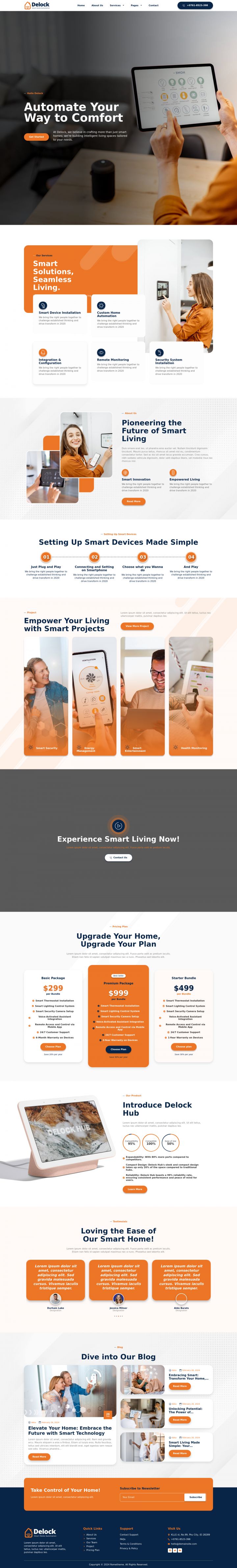 WordPress шаблон ThemeForest Delock