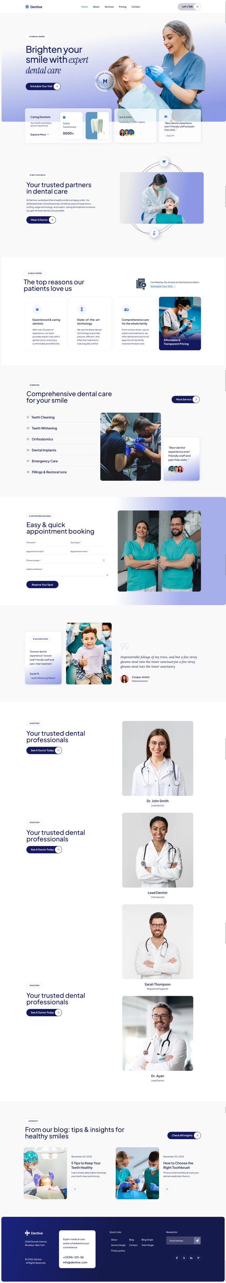 WordPress шаблон ThemeForest Dentive