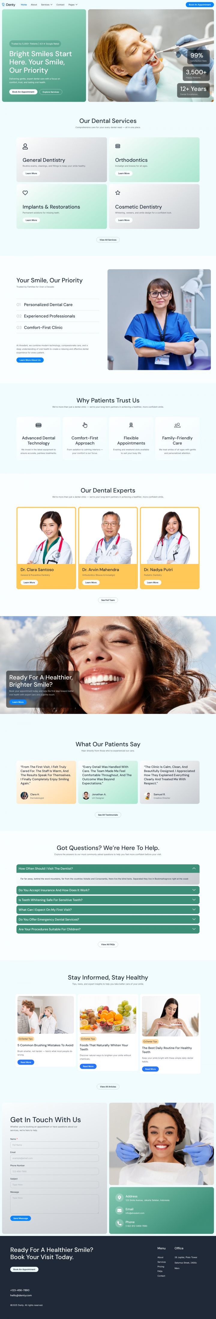 WordPress шаблон ThemeForest Denty