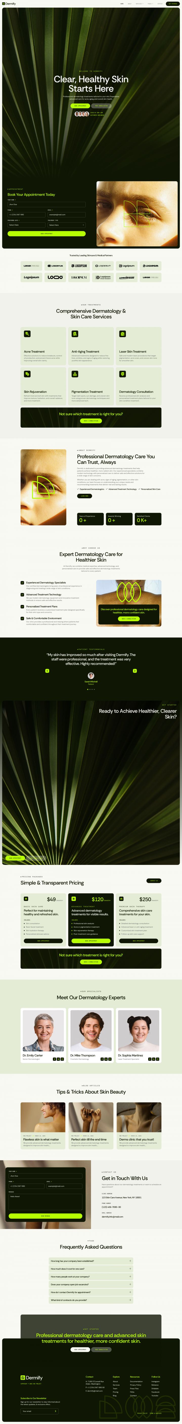 WordPress шаблон ThemeForest Dermify