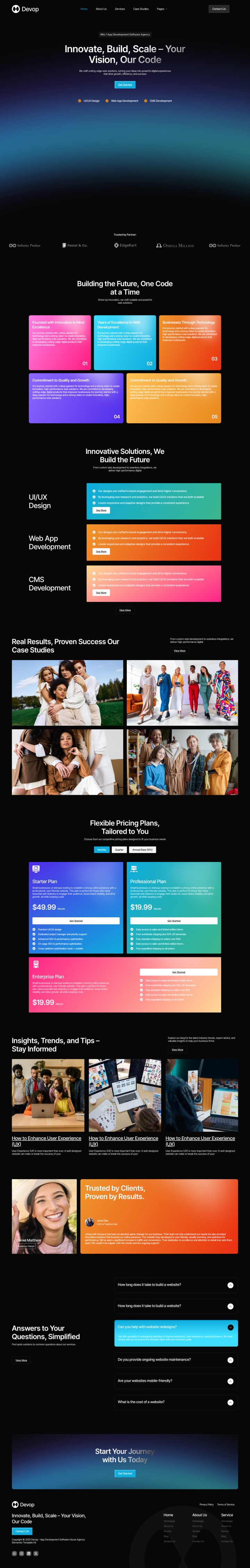 WordPress шаблон ThemeForest Devop