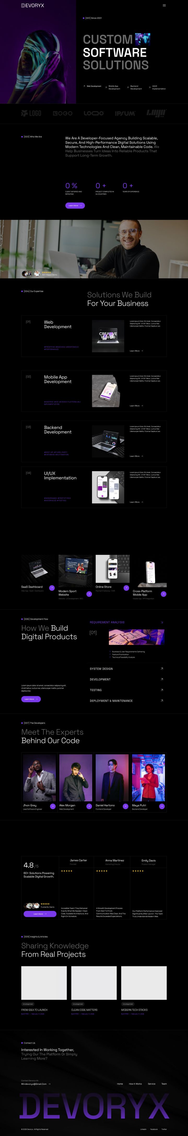 WordPress шаблон ThemeForest Devoryx