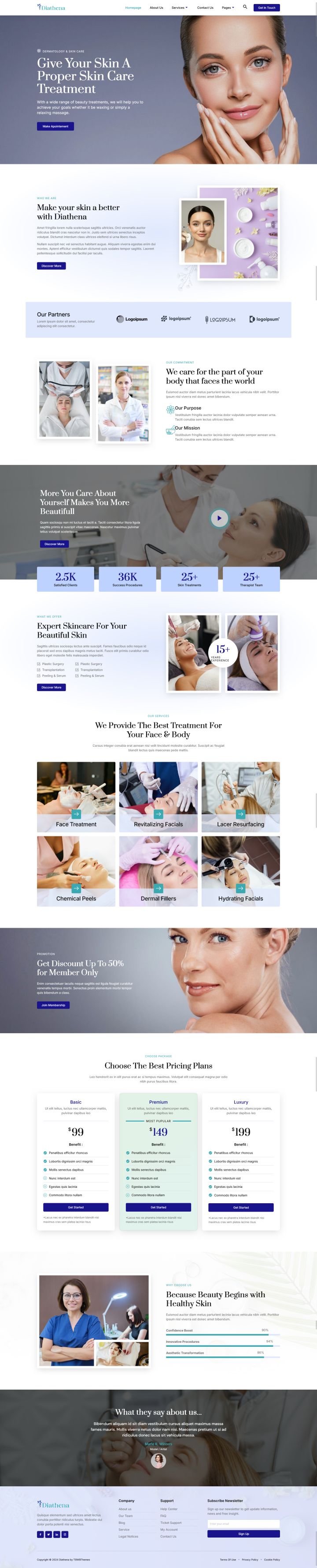 WordPress шаблон ThemeForest Diathena