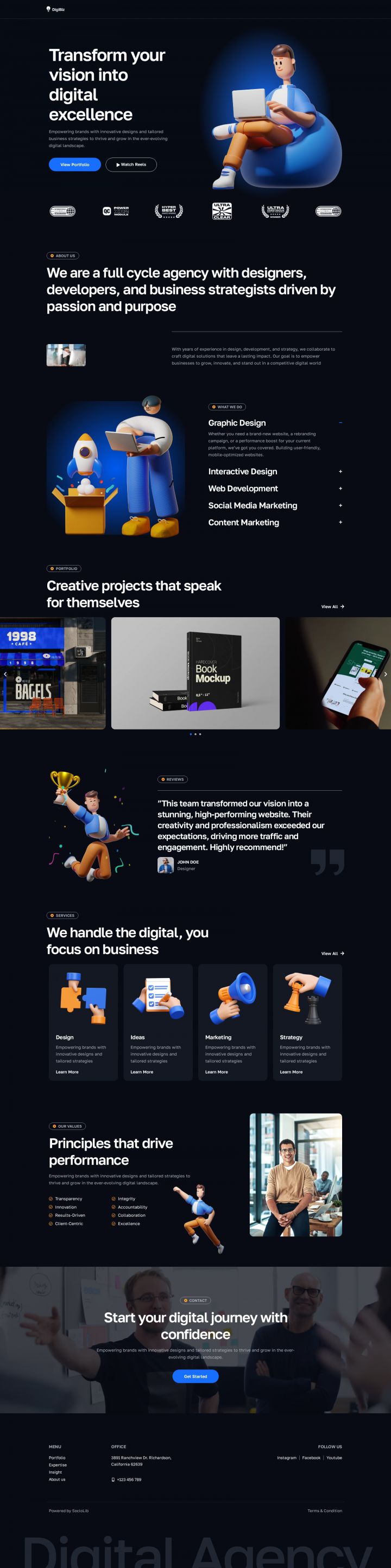 WordPress шаблон ThemeForest DigiBiz