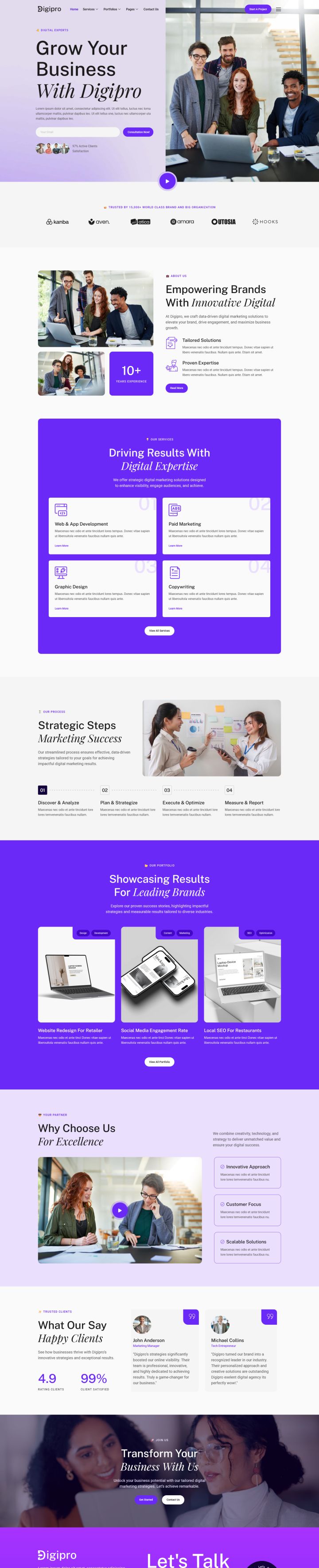 Шаблон ThemeForest Digipro WordPress шаблон ThemeForest Digipro