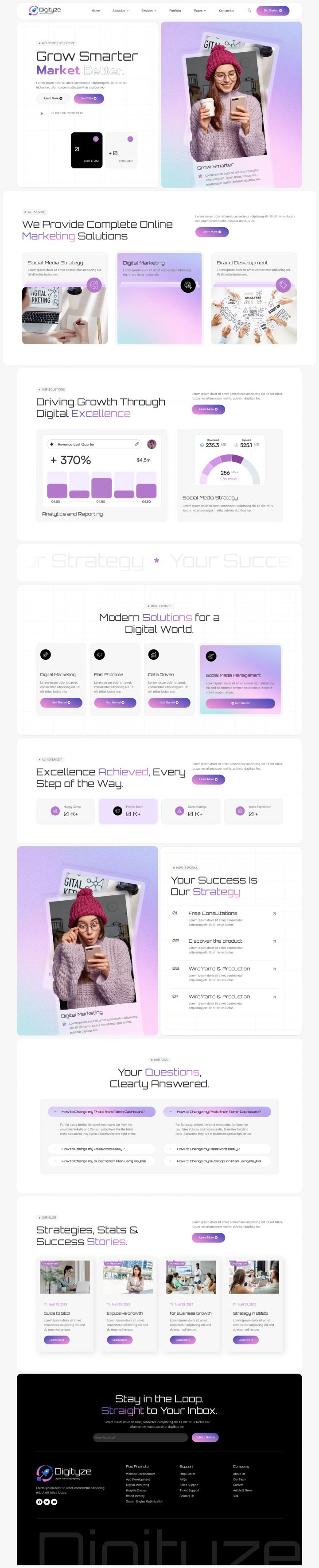 WordPress шаблон ThemeForest Digityze