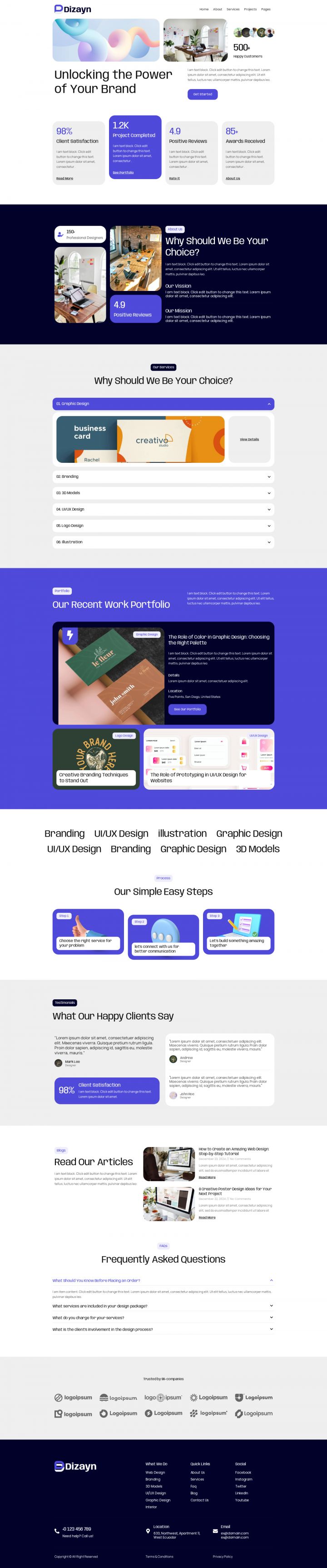 WordPress шаблон ThemeForest Dizayn